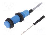 Sensor: capacitive; Range: 3÷8mm; OUT: PNP / NO + NC; 2m; plastic SICK
