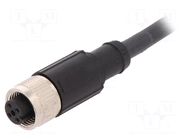 Cable: for sensors/automation; M12; PIN: 4; straight; 10m; plug LAPP