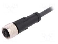 Connection lead; M12; PIN: 4; straight; 5m; plug; 250VAC; 4A; PUR LAPP