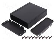 Enclosure: with panel; with fixing lugs; 1457; X: 104mm; Y: 120mm HAMMOND