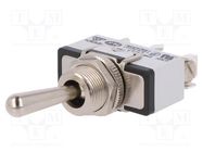 Switch: toggle; Pos: 2; SPDT; ON-ON; 15A/250VAC; 15A/12VDC; 600H APEM