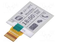 Display: e-paper; 1.54"; 200x200; Window dimensions: 27.6x27.6mm WAVESHARE