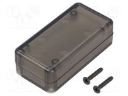 Enclosure: multipurpose; X: 25mm; Y: 50mm; Z: 15mm; 1551 MINI; ABS HAMMOND