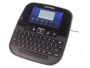 Label printer; Keypad: QWERTY; Interface: USB; Resolution: 180dpi DYMO