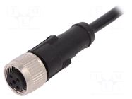 Cable: for sensors/automation; M12; PIN: 4; straight; 10m; plug LAPP