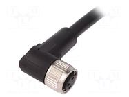 Cable: for sensors/automation; M8; PIN: 3; angled; 10m; plug; 60VAC LAPP