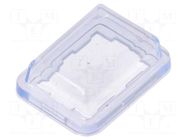 Accessories: cover; IP64; rectangular; 19x25x8mm; PVC Marquardt