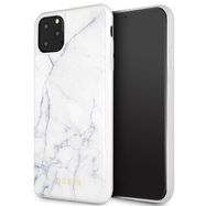 Guess GUHCN65HYMAWH iPhone 11 Pro Max white/white Marble, Guess