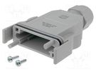 Enclosure: for HDC connectors; Han-Modular® ECO; for cable; IP65 HARTING