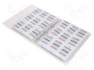 Kit: resistors; THT; ±5%; 0Ω÷1MΩ; No.of val: 153; 3060pcs; 0.6W TE Connectivity