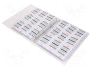 Kit: resistors; THT; ±5%; 0Ω÷1MΩ; No.of val: 153; 3060pcs; 0.6W TE Connectivity