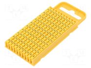 Markers; Marking: A; 4.3÷5.3mm; polyamide; yellow; -40÷85°C; WIC HELLERMANNTYTON