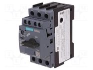 Motor breaker; 1.5kW; NO + NC; 220÷690VAC; for DIN rail mounting SIEMENS