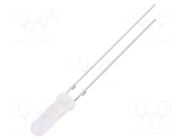 LED; pink; 3mm; 220÷330mcd; 150°; Front: convex; 2.7÷3.4VDC OPTOSUPPLY