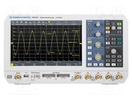 Oscilloscope: mixed signal; Ch: 4; 100MHz; 20Mpts; 1n÷500s/div ROHDE & SCHWARZ
