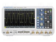 Oscilloscope: mixed signal; Ch: 4; 300MHz; 20Mpts; 1n÷500s/div ROHDE & SCHWARZ