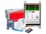 Dev.kit: with display; 4D-UPA,10pin FFC cable,4GB SD card; IoD 4D Systems