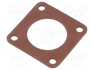 Socket gasket; CM; size 14S; Gasket: NBR rubber HIRSCHMANN