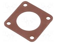 Socket gasket; CM; size 14S; Gasket: NBR caoutchouc HIRSCHMANN