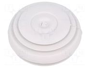 Grommet; stepped,with bulkhead; Ømount.hole: 23mm; SBS; grey; IP55 SCHNEIDER ELECTRIC