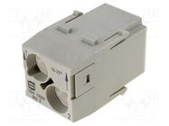 Connector: HDC; module; male; Han-Modular®; PIN: 2; 100A; 1000V HARTING