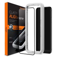 Spigen ALM Glass FC Tempered Glass for iPhone 11 / XR - Black, Spigen