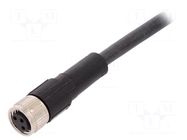 Cable: for sensors/automation; M8; PIN: 3; straight; 10m; plug; 4A LAPP