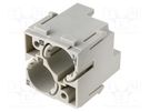 Connector: HDC; module; male; 50V; Mech.durability: 500cycles; 10GΩ HARTING