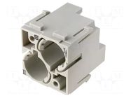 Connector: HDC; module; male; 50V; UL94V-0; polycarbonate; 10GΩ HARTING