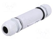 Connector: AC supply; coupler; 20A; 400V; IP67; screw terminal PAWBOL
