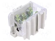 Connector: terminal block; 125A; screw terminal; grey; 35mm2 PAWBOL