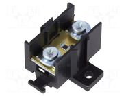 Terminal block; screw terminal; 16mm2; 76A; ways: 1; terminals: 2 PAWBOL