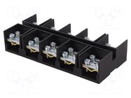 Connector: terminal block; 125A; screw terminal; black; 35mm2 PAWBOL