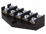 Connector: terminal block; 57A; screw terminal; black; 10mm2 PAWBOL