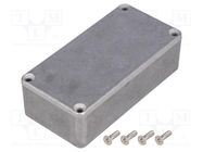 Enclosure: multipurpose; X: 50mm; Y: 100mm; Z: 31mm; 1590; aluminium HAMMOND