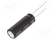 Capacitor: electrolytic; low ESR; THT; 2200uF; 25VDC; Ø12.5x35mm PANASONIC