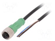 Cable: for sensors/automation; M12; PIN: 4; straight; 5m; plug; 4A PHOENIX CONTACT