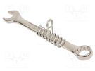 Wrench; combination spanner; steel; L: 208mm; Spanner: 18mm BAHCO