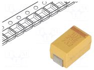 Capacitor: tantalum; low ESR; 100uF; 25VDC; SMD; X; 2917; ±10%; T495 KEMET
