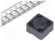 Inductor: wire; SMD; 33uH; 960mA; 170mΩ; ±20%; 7.3x7.3x4.5mm Viking