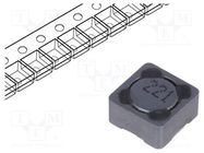 Inductor: wire; SMD; 220uH; 360mA; 1.17Ω; ±20%; 7.3x7.3x4.5mm Viking