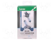 Filament lamp: automotive; PX26d; white-blue; 24V; 70W; BLUE LUCAS