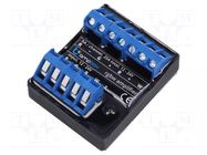 Amplifier LED; in housing,in mounting box; 12÷24VDC; IP20; Ch: 4 BLEBOX