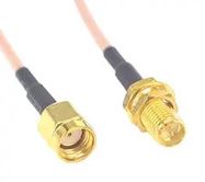 RF CORD, REV SMA PLUG-BHD JACK, 3.3FT
