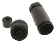 SENSOR CONNECTOR, M12, RCPT, 5POS, CABLE