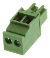 TERMINAL BLOCK PLUGGABLE, 2 POSITION, 24-16AWG, 3.5MM