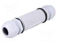 Connector: AC supply; coupler; 38A; 400V; IP67; screw terminal PAWBOL