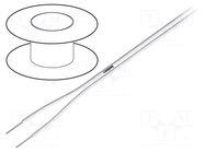 Wire; 2x1mm2; OFC; stranded; silicone; white; -60÷180°C; 300/500VAC TASKER