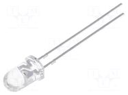 LED; gold; 5mm; 14400÷18000mcd; 15°; Front: convex; 1.8÷2.6VDC OPTOSUPPLY