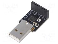 Module: converter; USB-TTL; CP210; USB; 5VDC; Interface: USB DFROBOT